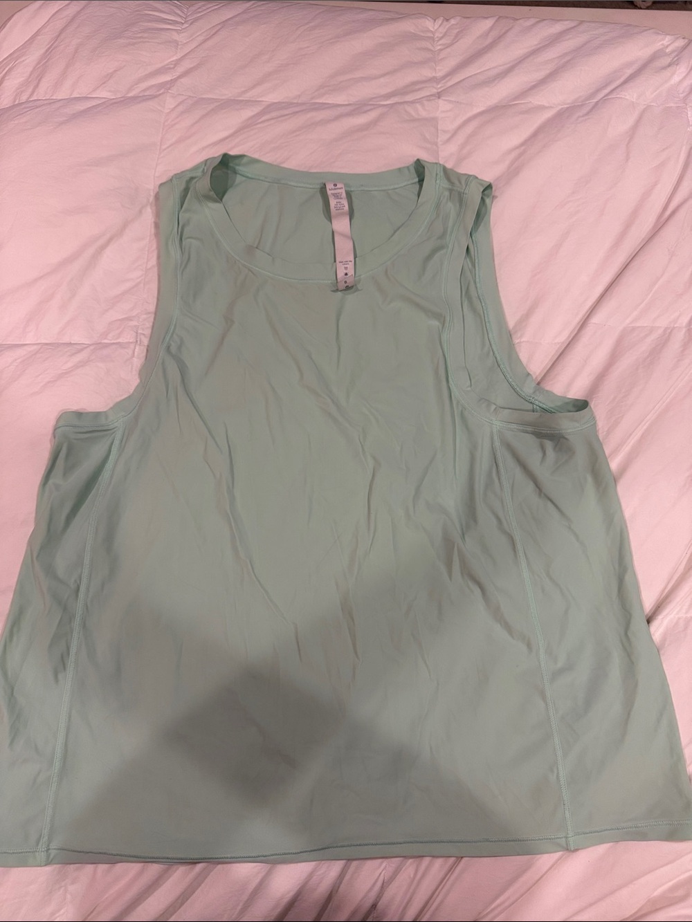 lululemon athletica Mint Green Sleeveless Tank Top